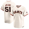 Custom #51 Cream SF Baseball Shirt Top