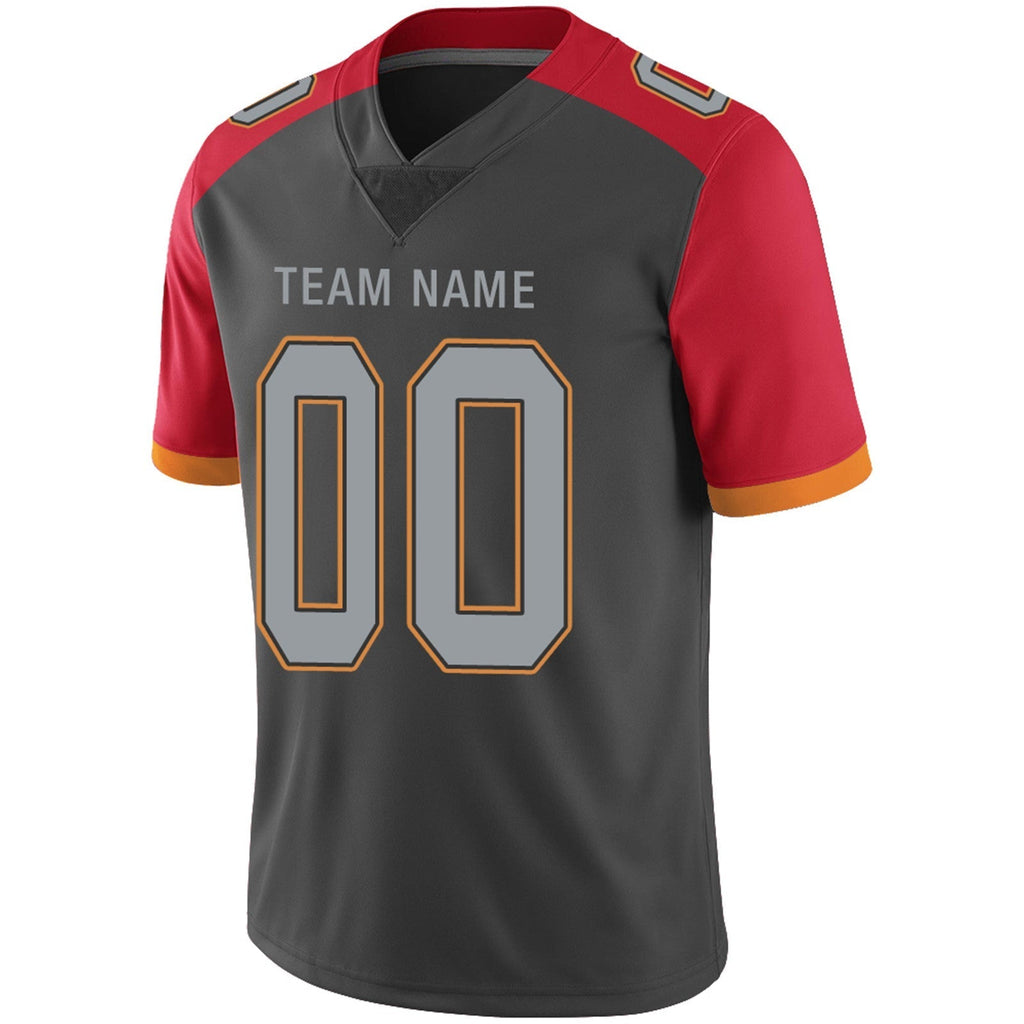 Custom Red TB Football Shirt Top