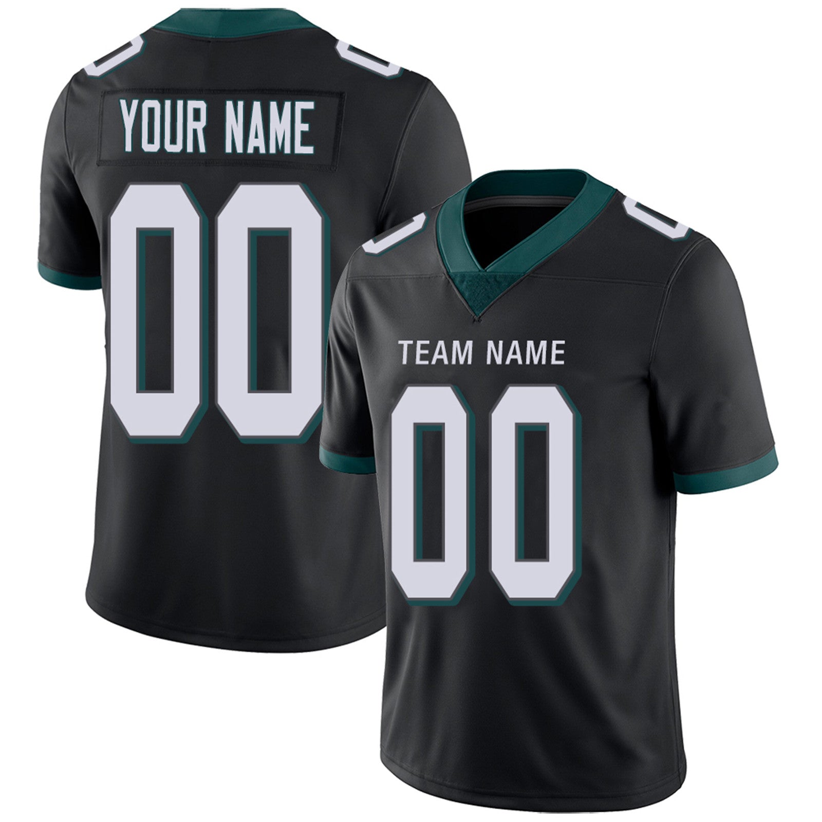 Custom Green PHI Football Shirt Top