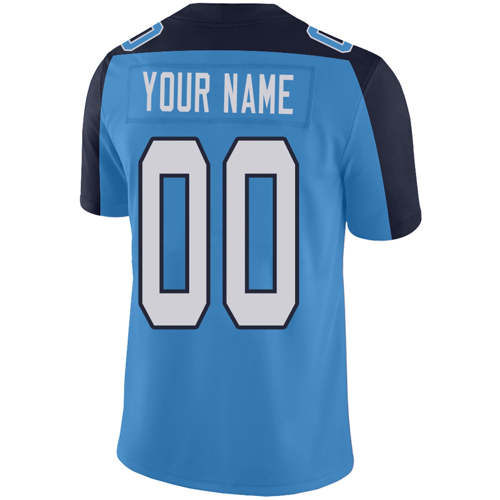 Custom Navy TEN Football Shirt Top