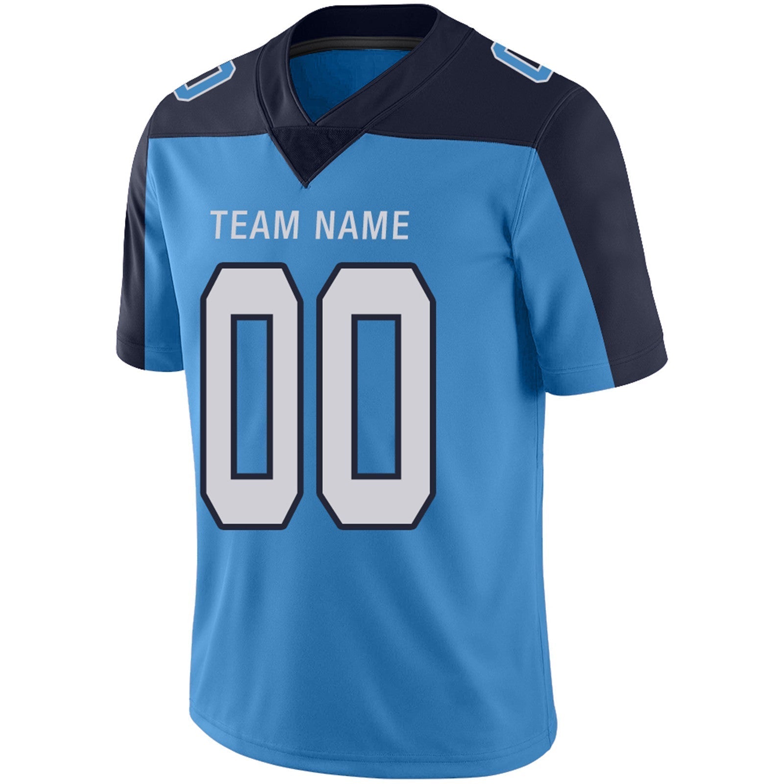 Custom Navy TEN Football Shirt Top