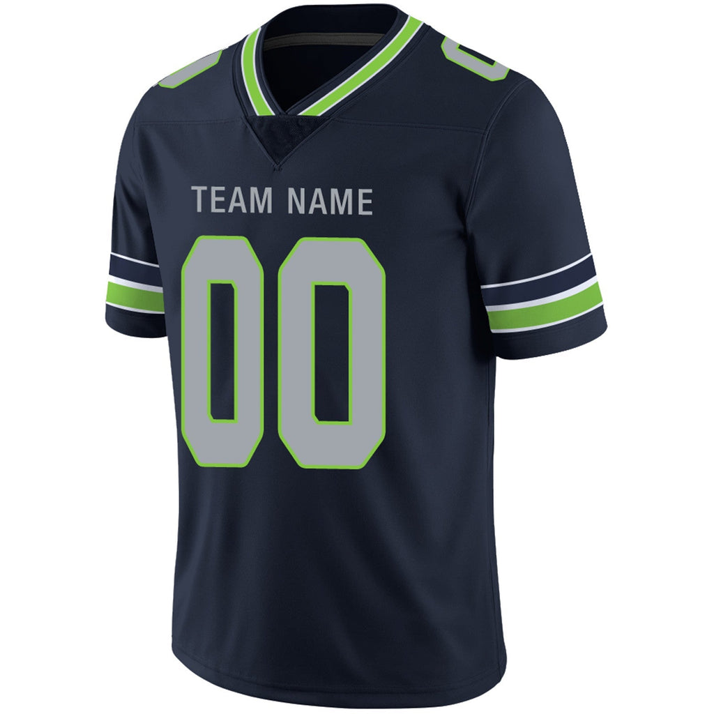 Custom Navy SEA Football Shirt Top