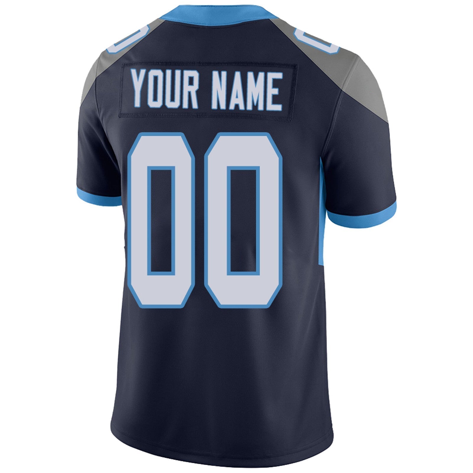 Custom Navy TEN Football Shirt Top