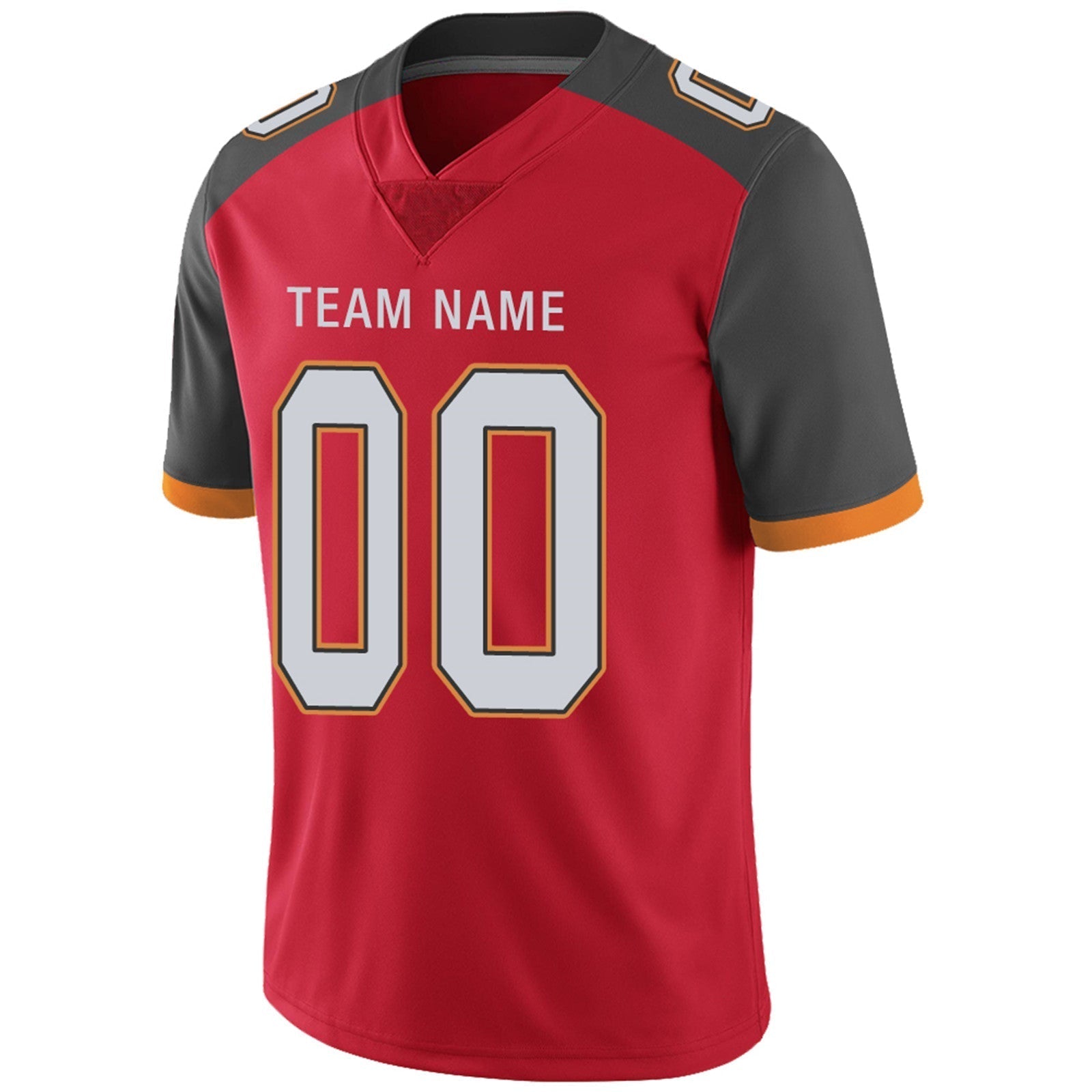 Custom Red TB Football Shirt Top