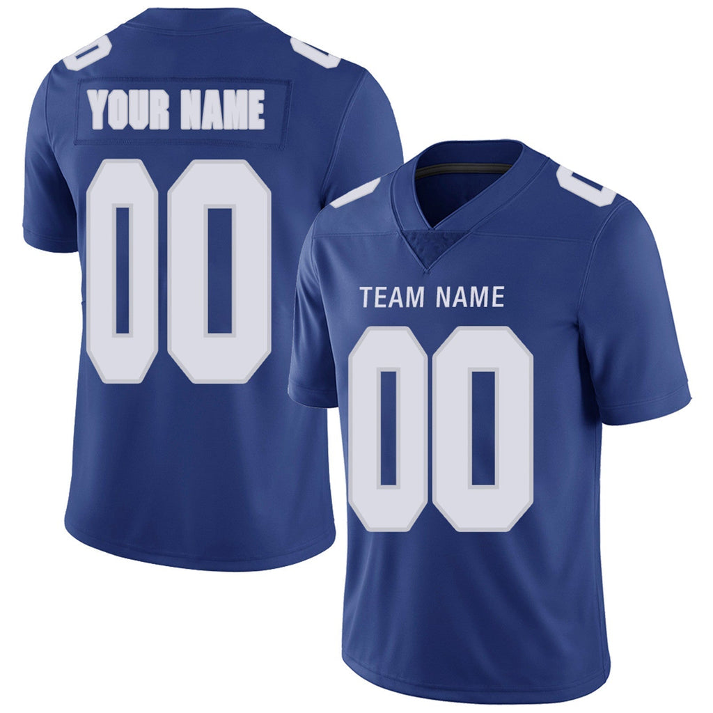 Custom Navy Football Shirt Top