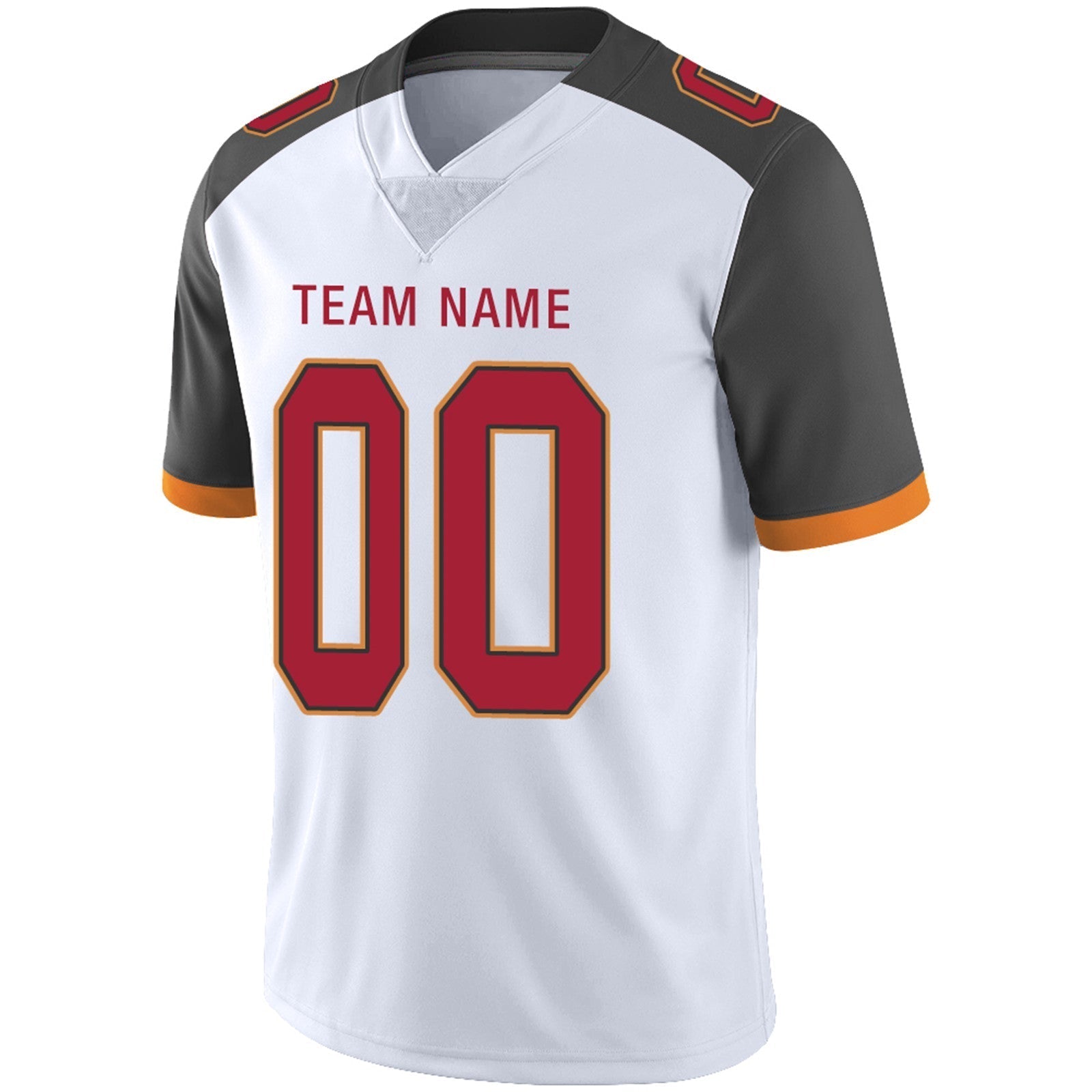 Custom Red TB Football Shirt Top