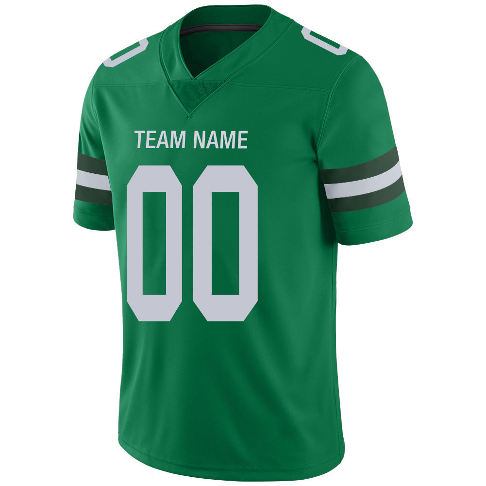Custom Green NYJ Football Shirt Top