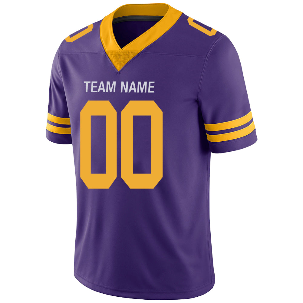 Custom Purple MIN Football Shirt Top