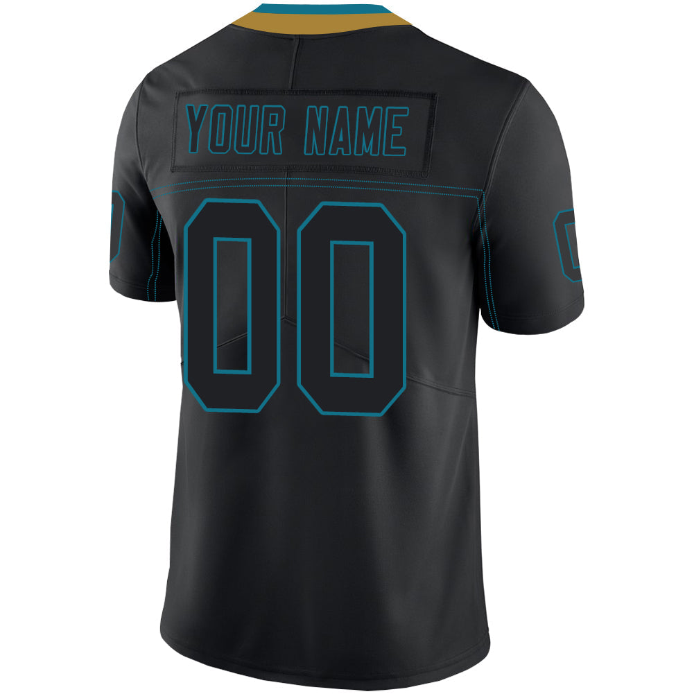 Custom Black JAX Football Shirt Top