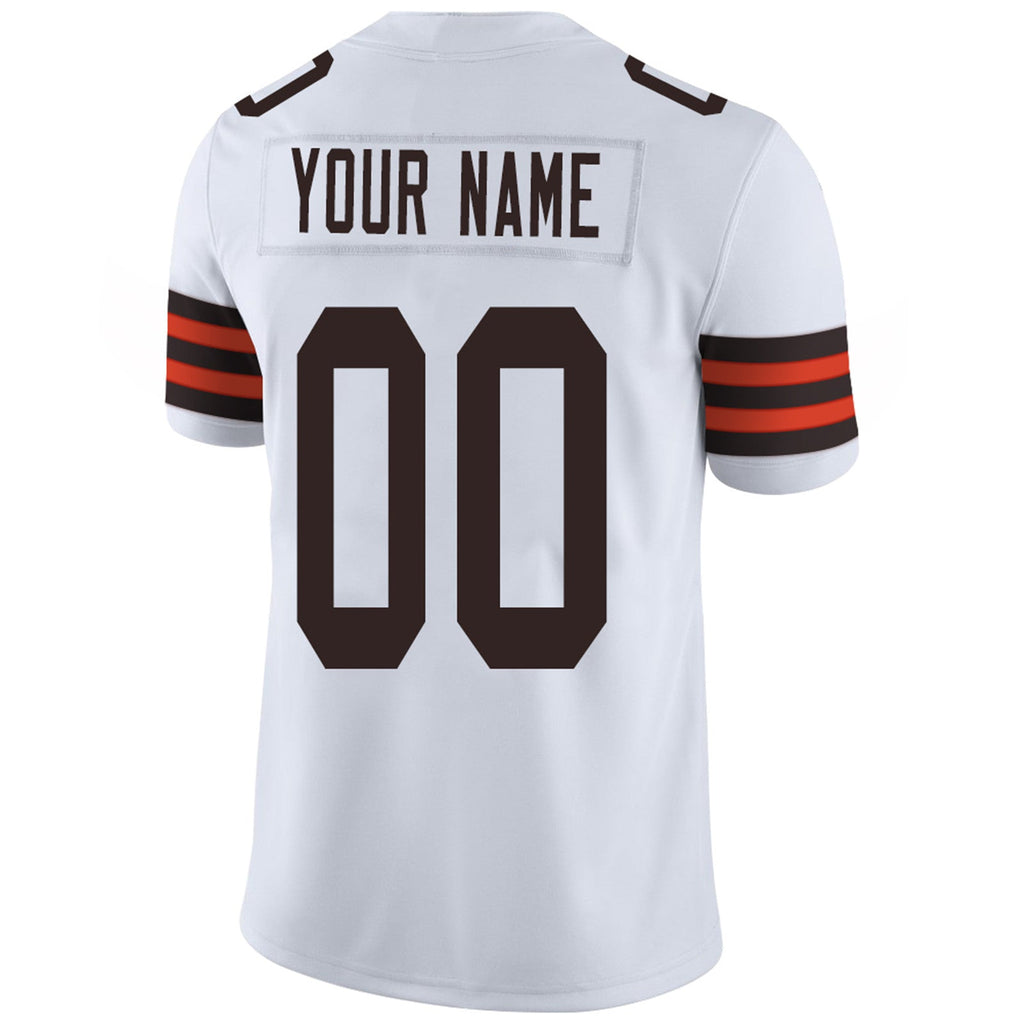 Custom Brown CLE Football Shirt Top