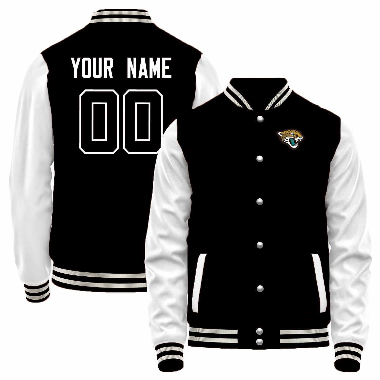 Custom Black JAX Football Shirt Top