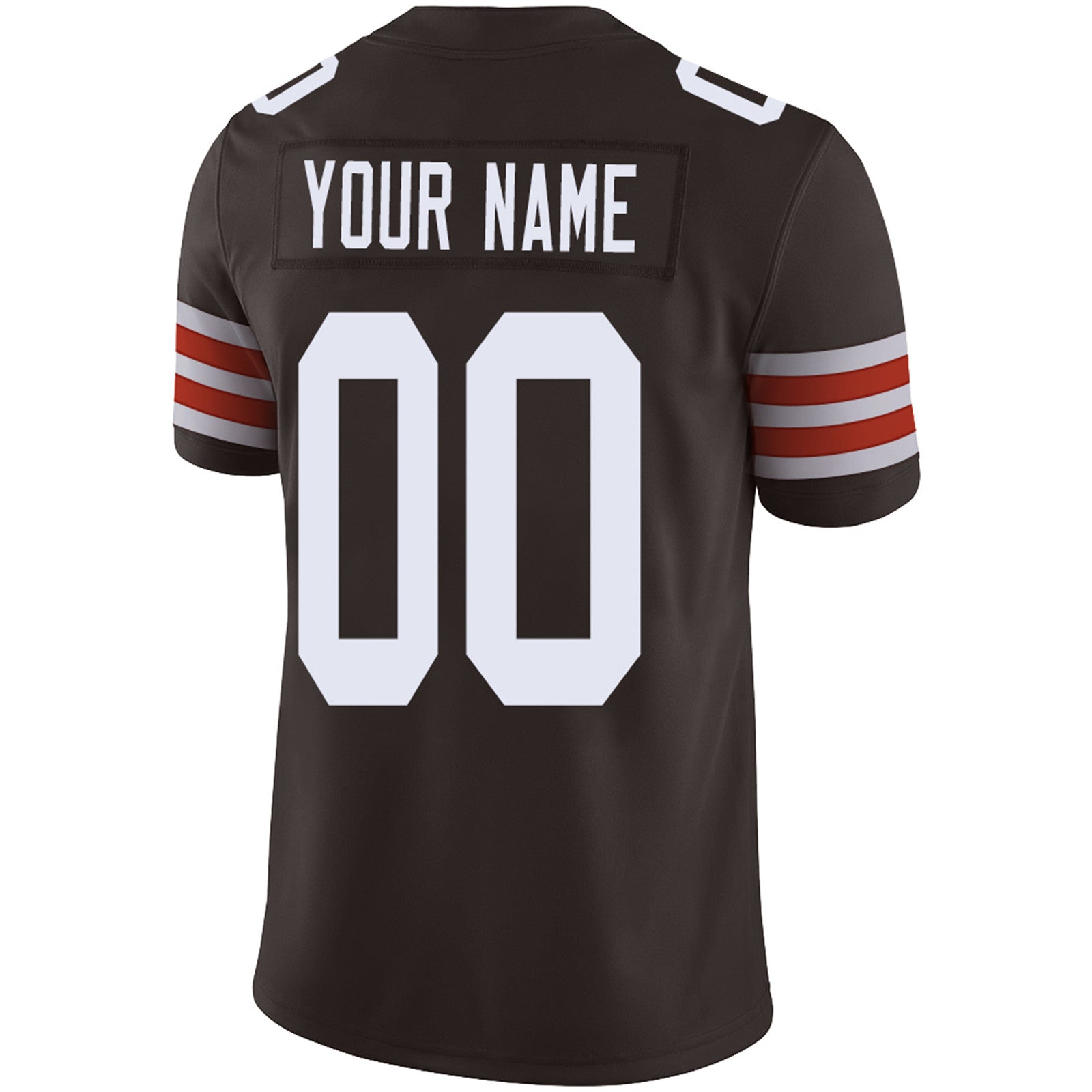 Custom Brown CLE Football Shirt Top