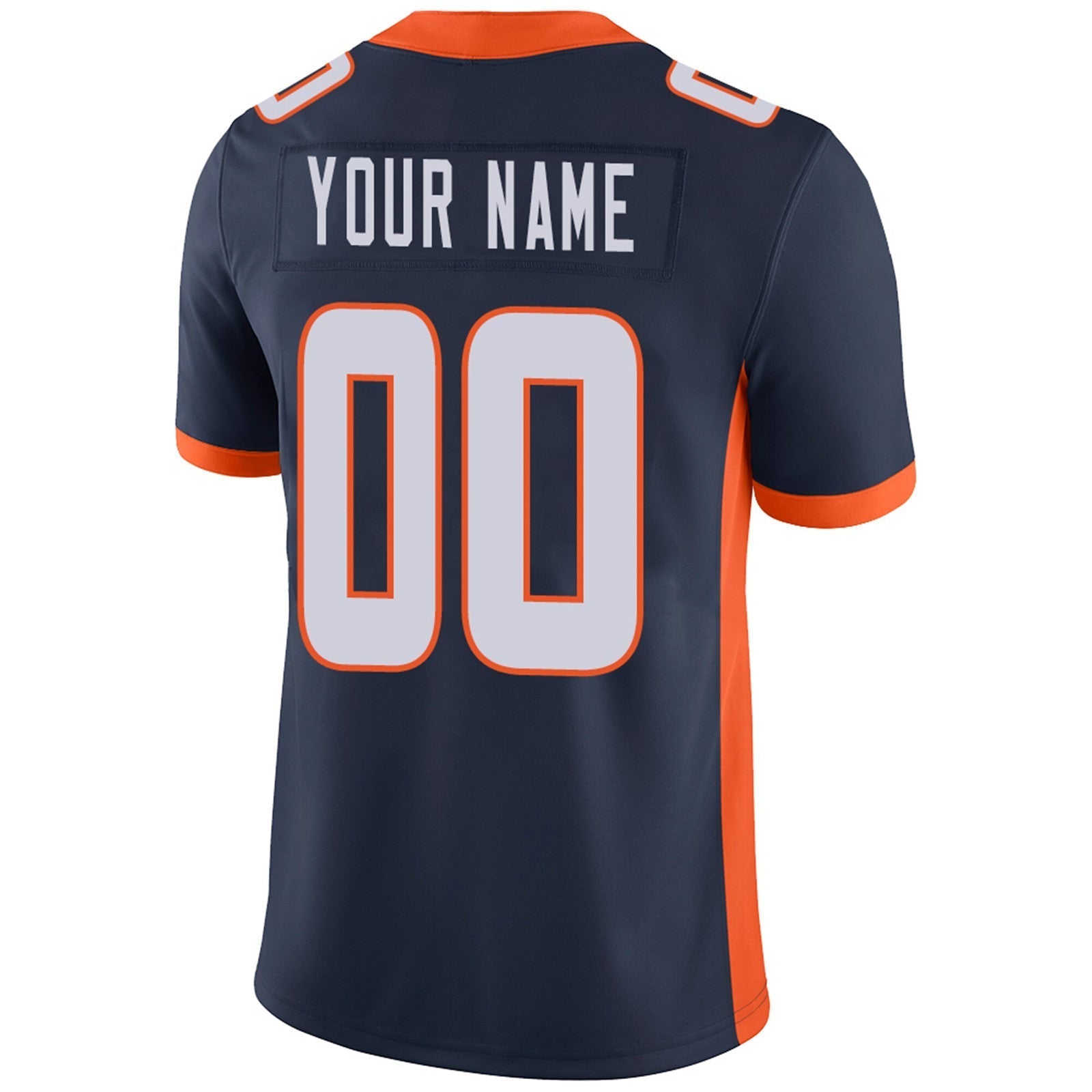 Custom Orange DEN Football Shirt Top
