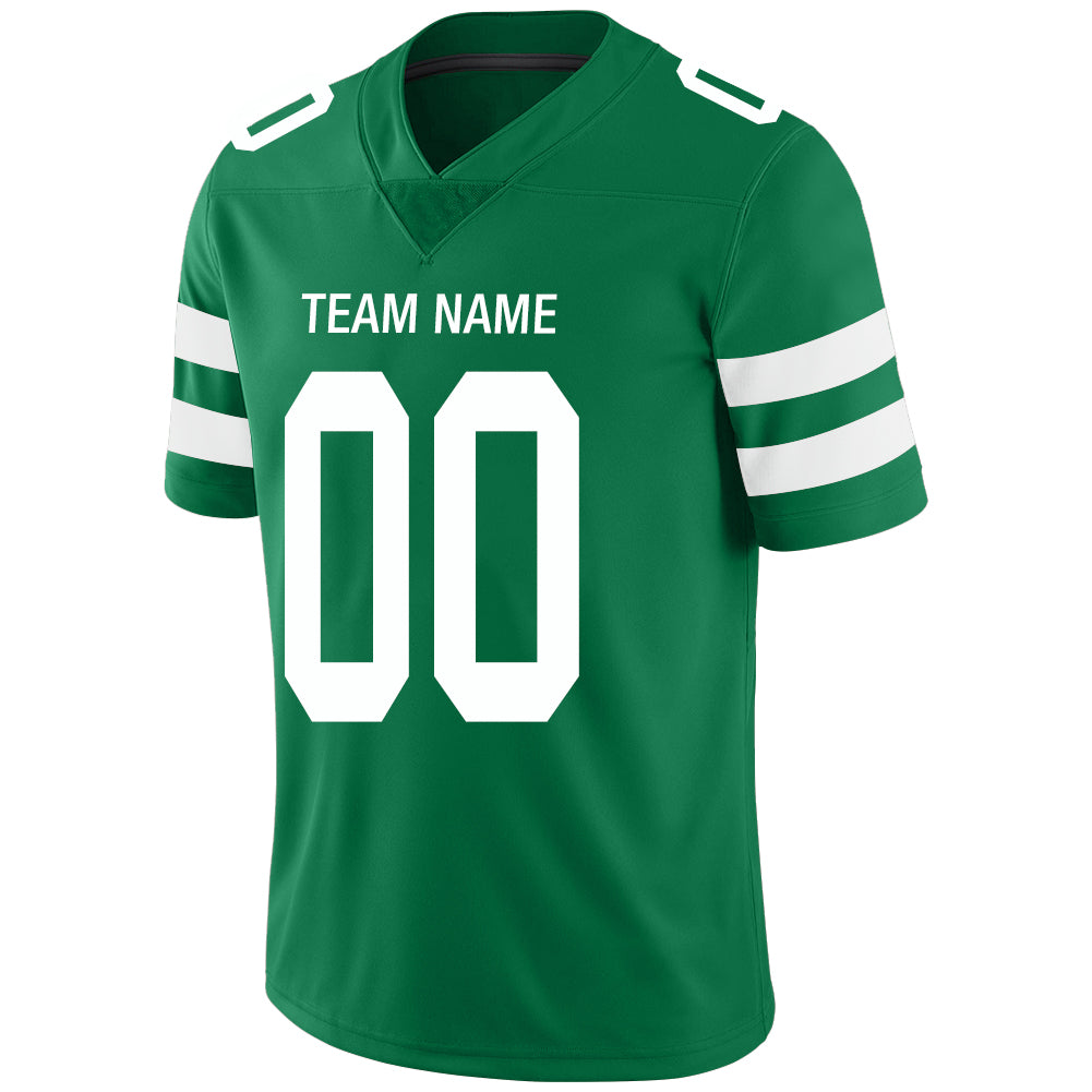 Custom Green NYJ Football Shirt Top
