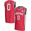 Custom #0 Red Basketball Shirt Top