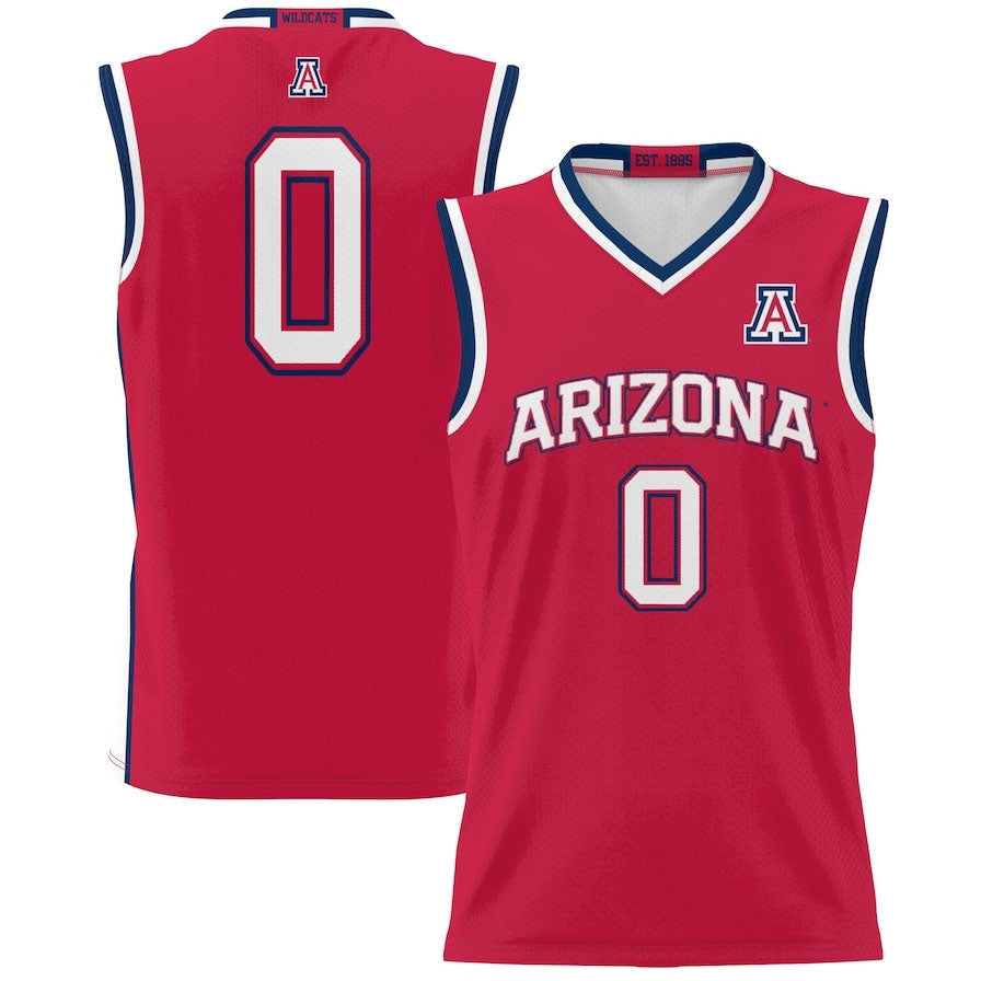Custom #0 Red Basketball Shirt Top