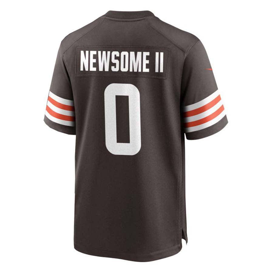 Custom #0 Brown CLE Football Shirt Top