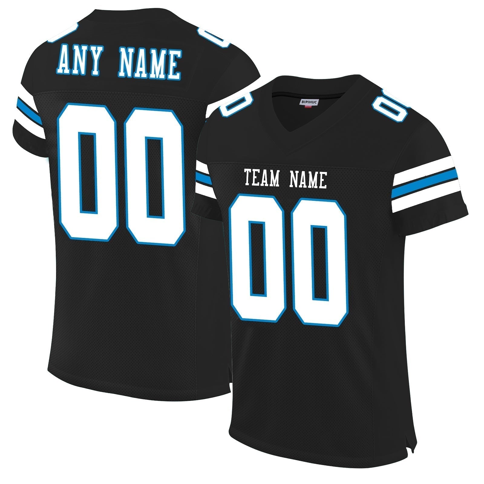 Custom Black Football Shirt Top