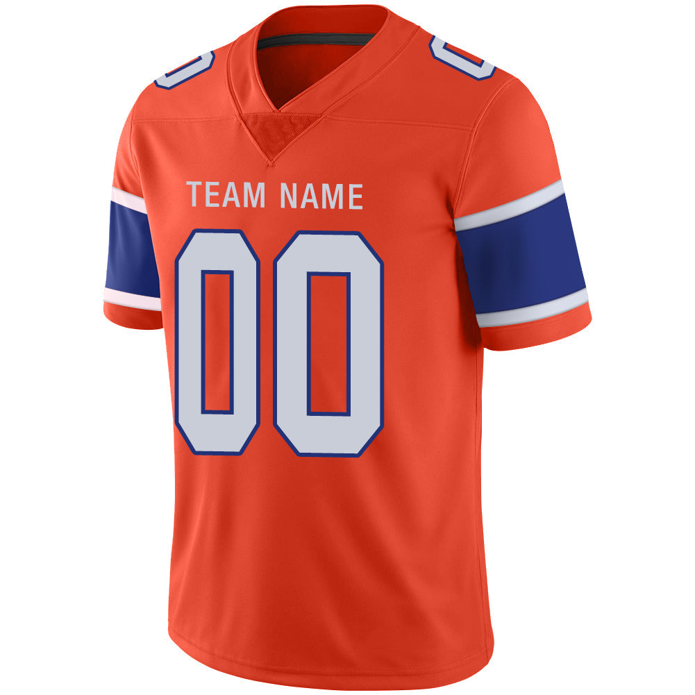 Custom Orange DEN Football Shirt Top