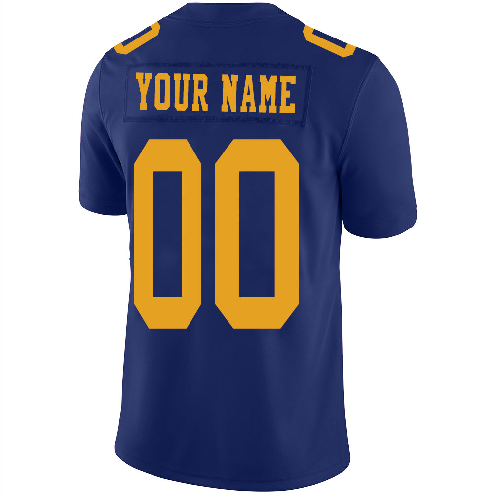 Custom Navy GB Football Shirt Top