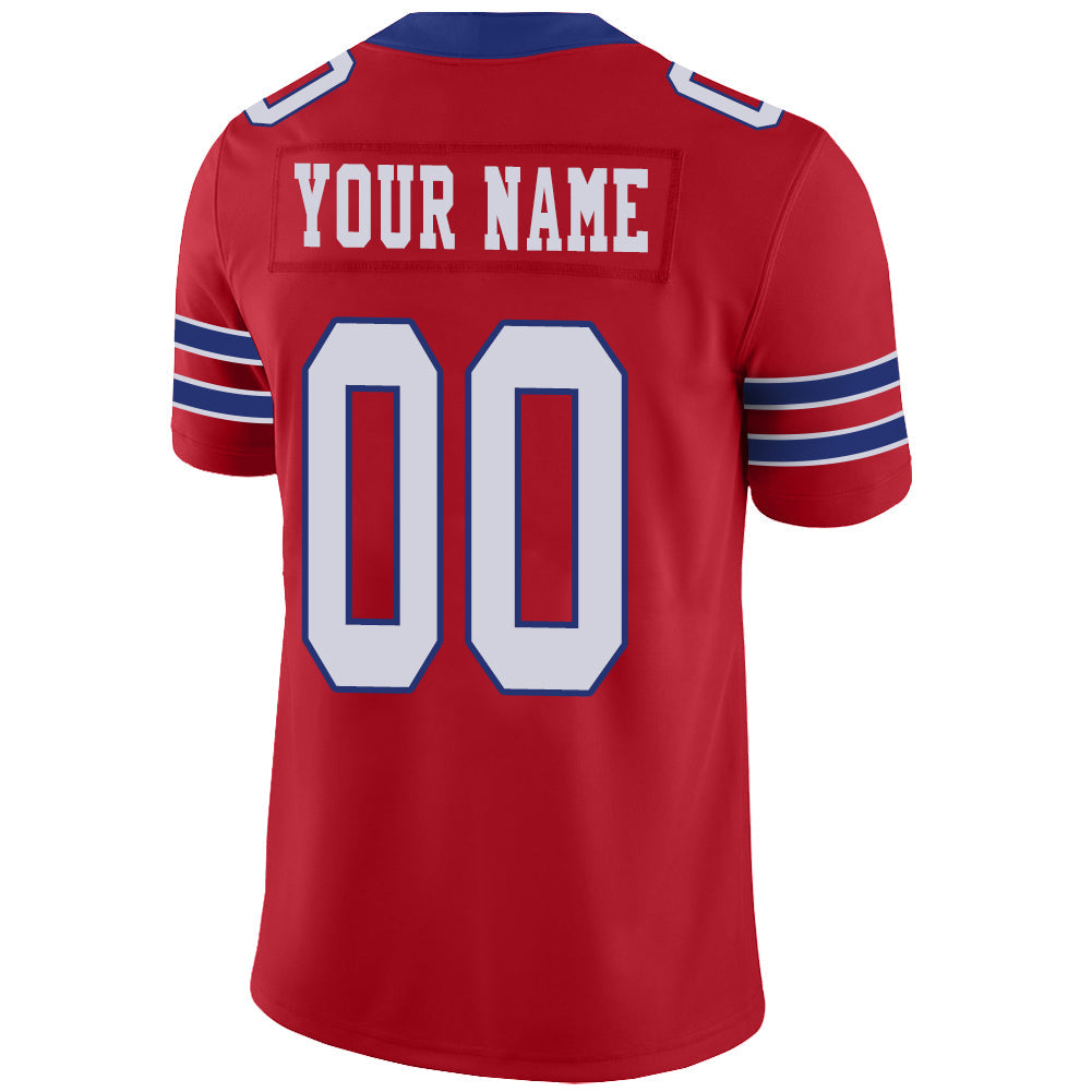 Custom Red BUF Football Shirt Top