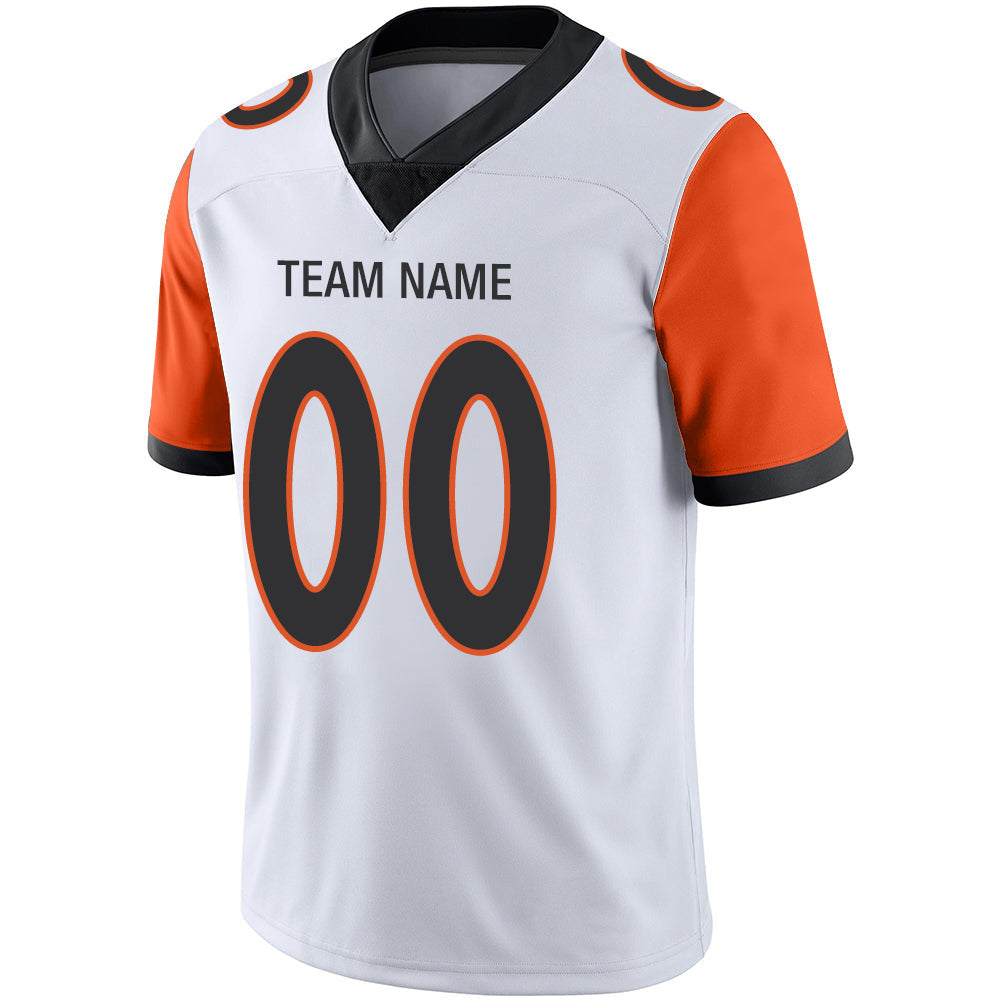 Custom White Football Shirt Top