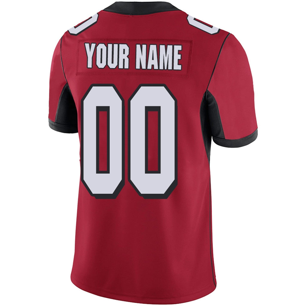 Custom Red ATL Football Shirt Top