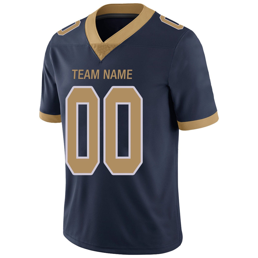 Custom Navy LAC Football Shirt Top