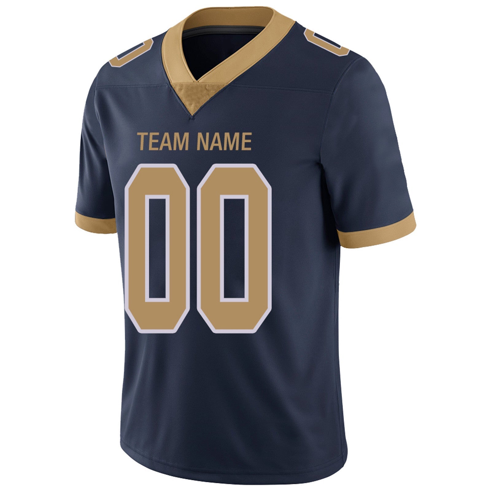 Custom Navy LAC Football Shirt Top