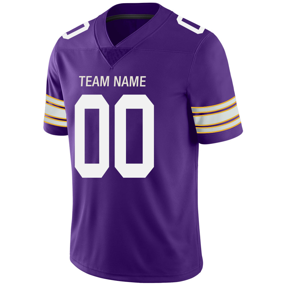 Custom Purple MIN Football Shirt Top