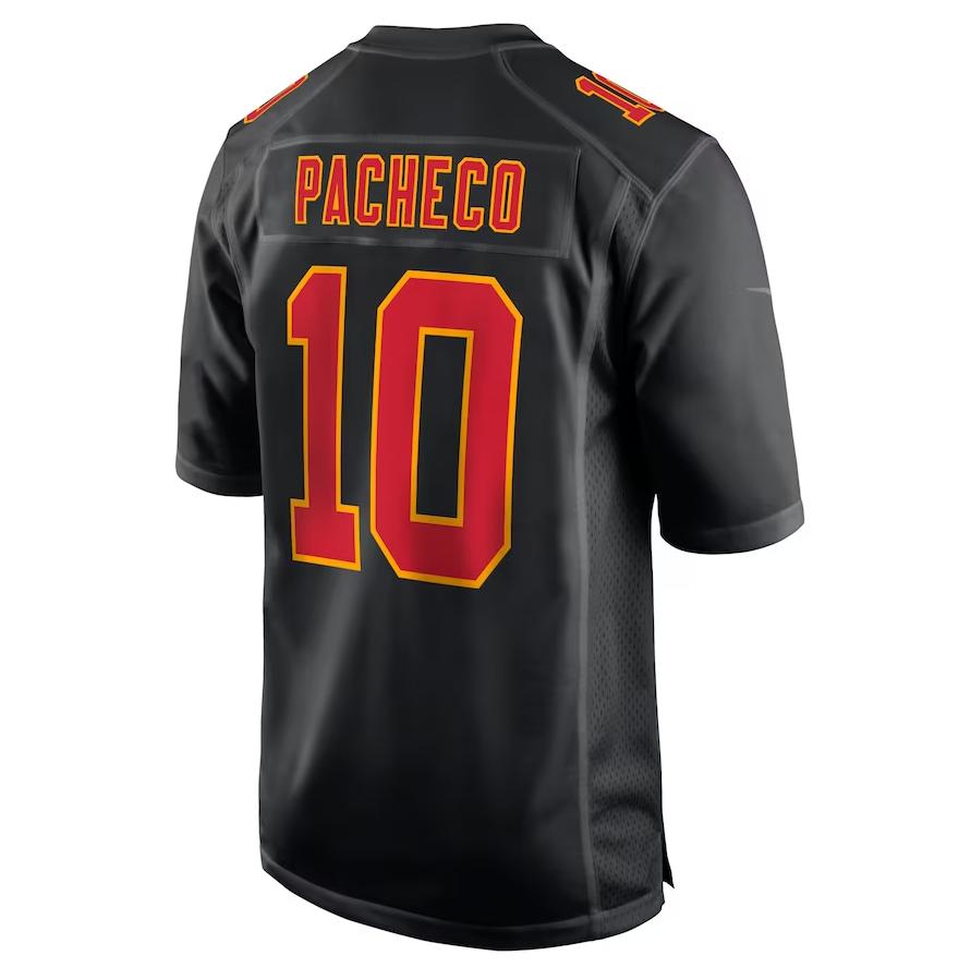 Custom #10 Black Super Bowl KC Football Shirt Top