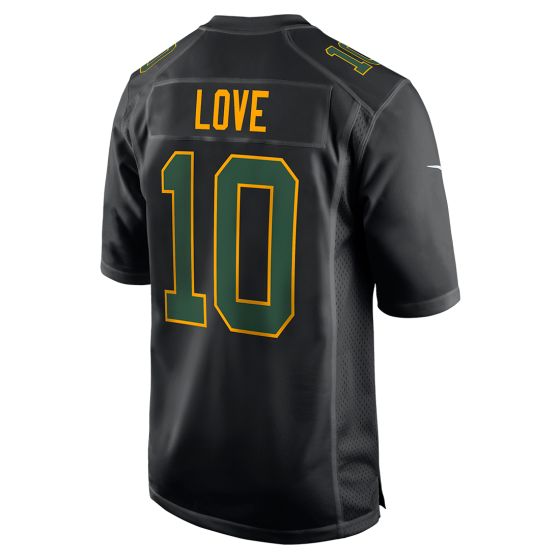 Custom #10 Black GB Football Shirt Top