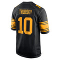 Custom #10 Black PIT Football Shirt Top