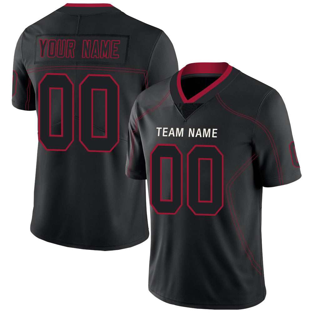 Custom Black Football Shirt Top