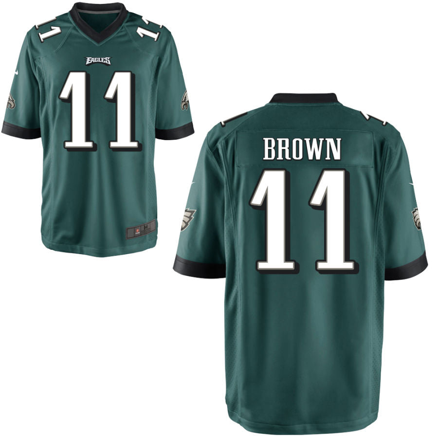 Custom #11 Brown PHI Football Shirt Top