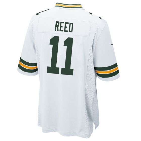 Custom #11 White GB Football Shirt Top