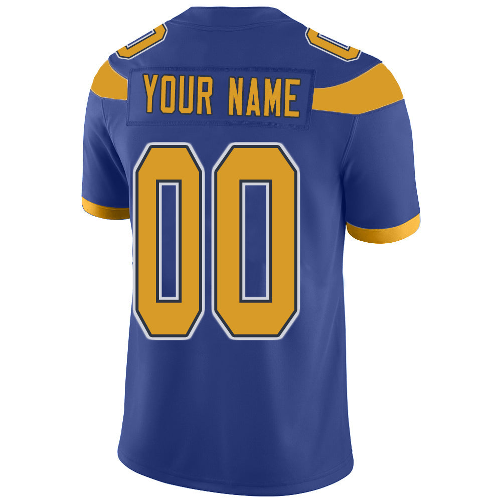 Custom Powder Blue LAC Football Shirt Top