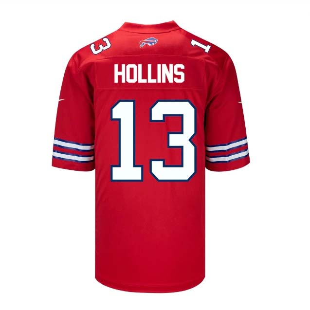 Custom #13 Red BUF Football Shirt Top