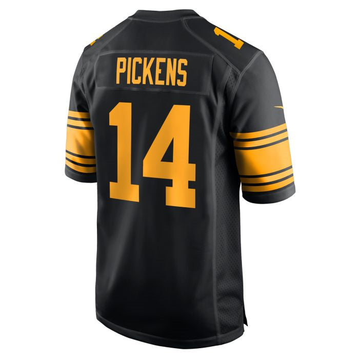Custom #14 Black PIT Football Shirt Top