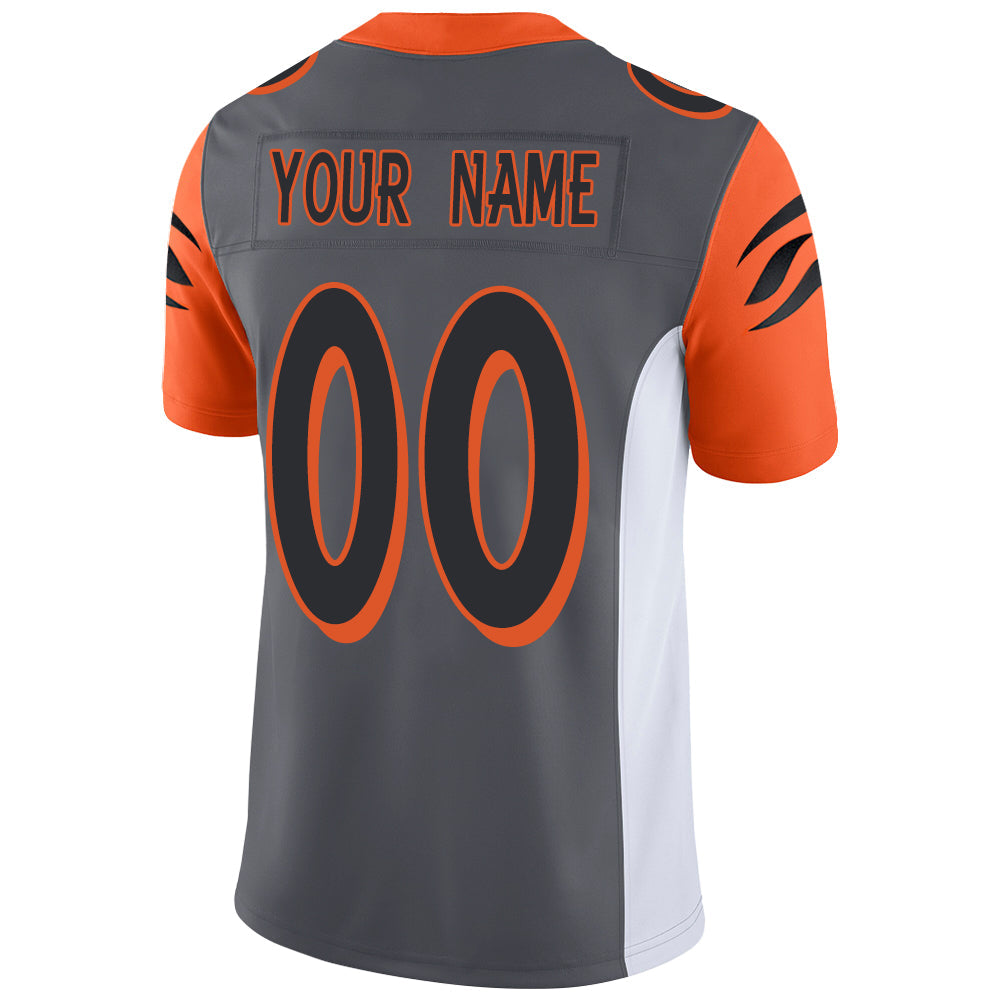 Custom Grey Football Shirt Top