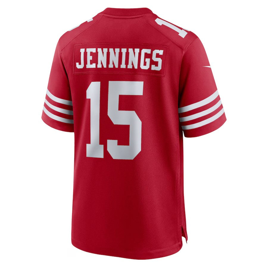Custom #15 Scarlet SF Football Shirt Top