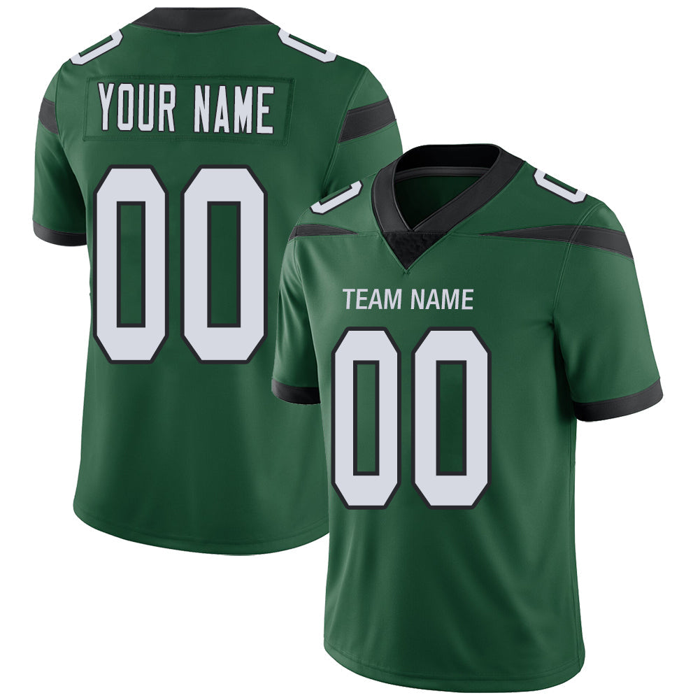 Custom Green NYJ Football Shirt Top