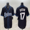 Custom #17 Black LAD Baseball Shirt Top