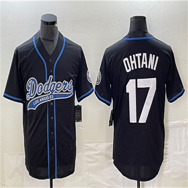 Custom #17 Black LAD Baseball Shirt Top
