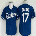 Custom #17 Blue LAD Baseball Shirt Top