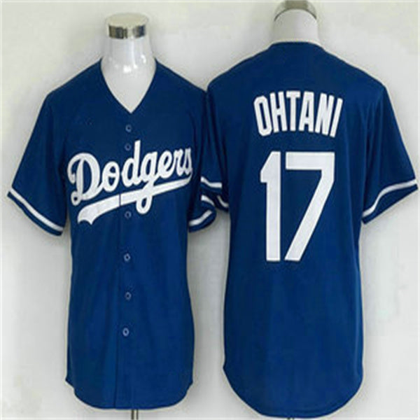Custom #17 Blue LAD Baseball Shirt Top