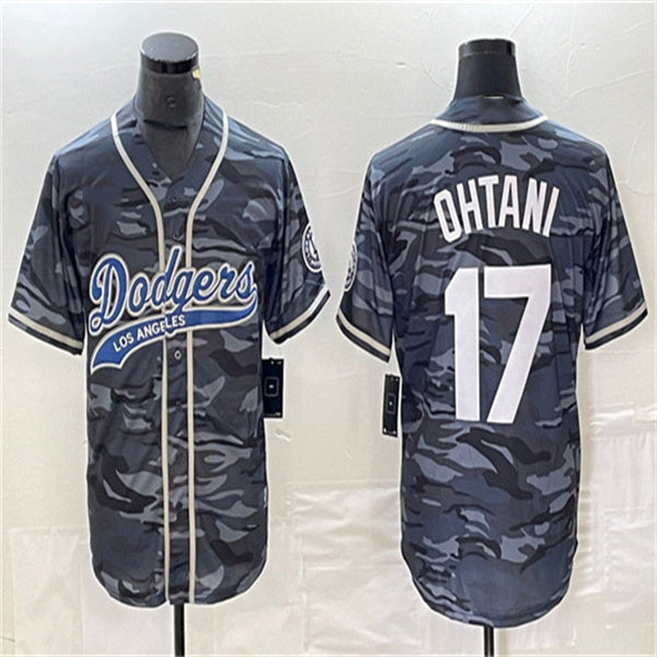 Custom #17 Gray LAD Baseball Shirt Top