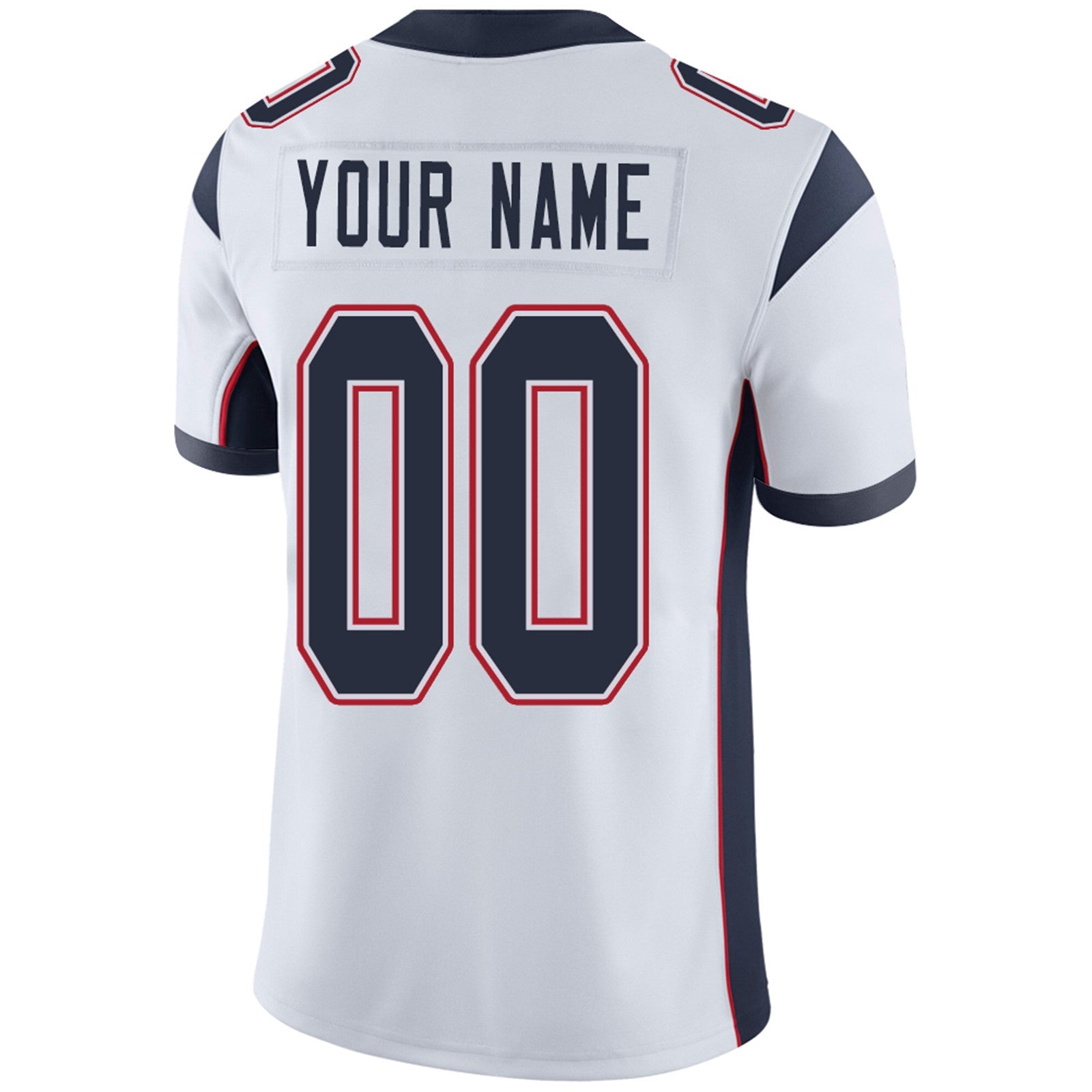 Custom Navy NE Football Shirt Top