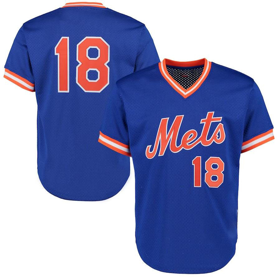 Custom #18 NYM Baseball Shirt Top