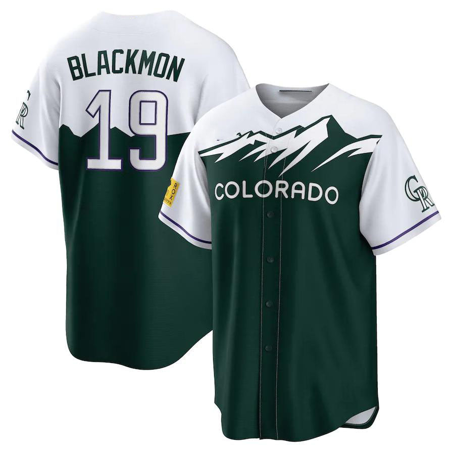 Custom #19 Green COL Baseball Shirt Top